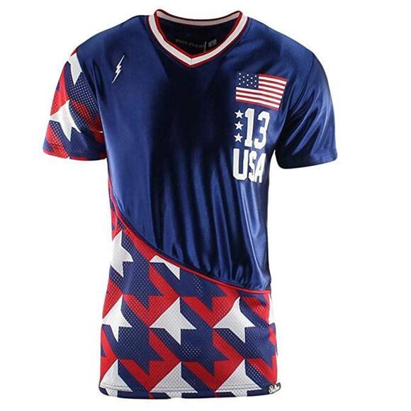 Mens Post Game USA Basketball Tee Blue Size L New - Picture 3 of 4